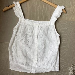 Abound White Tank Top